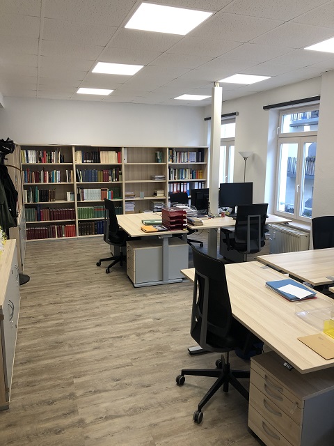 Einblick in die neuen Büroräume