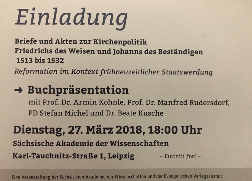 Einladung zur Buchpräsentation