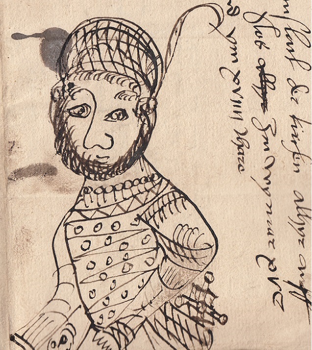 Zeichnung von Herzog Johann